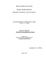 Konspekts 'Globālās ekonomiskās problēmas', 1.