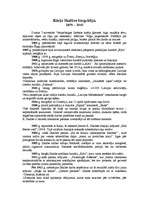 Konspekts 'Kārļa Skalbes biogrāfija', 1.