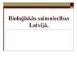 Prezentācija 'Bioloģiskās saimniecības Latvijā', 1.