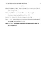 Eseja 'Development of African American Studies', 7.