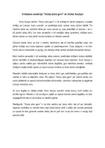 Eseja 'Grāmatas anotācija “Annas pūra govs” no Annas Auziņas', 1.