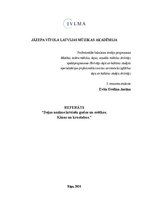 Referāts 'Dejas nozīme latviešu godos un svētkos. Kāzas un krustabas.', 1.