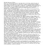 Eseja 'The Many Meanings of Blood', 1.