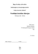 Referāts 'Vienšūņu izraisītas diarejas', 1.