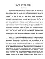 Konspekts 'Kastu sistēma Indijā', 1.