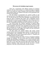 Eseja 'The Survey for Bookshop Improvement', 1.