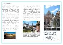 Konspekts 'Skaistā Itālija', 1.