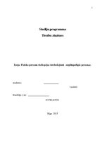 Eseja 'Fizisko personu rīcībspējas ierobežojumi - nepilngadīgās personas', 1.