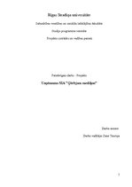 Biznesa plāns 'Uzņēmuma izveides projekts', 1.