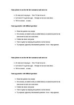 Konspekts 'Some Phrases for Interviewing', 1.