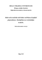 Konspekts 'Makroekonomiskās aktivitātes mērīšana. Kopējais pieprasījums', 1.