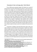 Referāts 'Foreign Policy Views of the Candidates for U.S. President 2020 from the Democrat', 14.