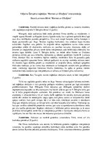 Paraugs 'Viljama Šekspīra "Romeo un Džuljeta" interpretācija Baza Lurmana filmā', 1.