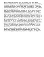 Eseja 'The Impact of Early Presidential Foreign and Economic Policies on the Growth of ', 1.