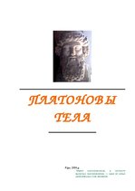 Referāts 'Платоновы тела', 1.