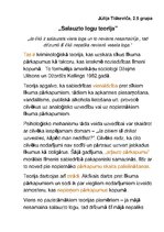 Konspekts 'Salauzto logu teorija', 1.