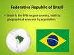 Prezentācija 'Brazil', 2.