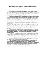 Eseja 'Recenzija par operu "Seviljas bārddzinis"', 1.