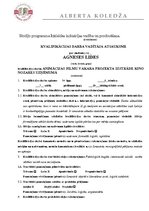 Diplomdarbs 'Animācijas filmu vakara projekta izstrāde kino nozares uzņēmumā', 1.