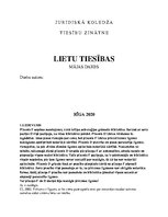 Konspekts 'Saistību tiesības', 1.