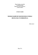 Referāts 'Tiesisko darījumu elektroniskās formas regulācija un izmeklēšana', 1.