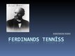 Referāts 'Ferdinands Tennīss', 19.