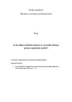 Eseja 'Organizācijas kā racionālas un dabiskas sistēmas', 1.