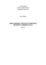Referāts 'Arima modeļu lietošana tehnisko rezervju aprēķināšanā ', 1.