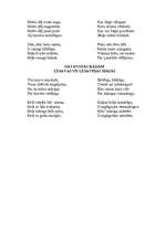 Konspekts 'Tautasdziesmu izlasīte', 3.