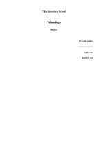 Referāts 'Tehnology', 1.