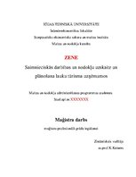 Diplomdarbs 'Saimnieciskās darbības un nodokļu uzskaite un plānošana lauku tūrisma uzņēmumos', 1.