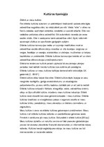 Referāts 'Kultūras teorijas', 2.