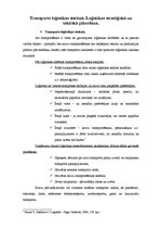 Konspekts 'Transports loģistikas sistēmā. Loģistikas stratēģiskā un taktiskā plānošana', 1.