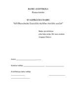 Referāts 'Hansabankas finansiālās darbības rezultātu analīze', 1.