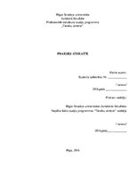 Prakses atskaite 'Prakses atskaite', 1.