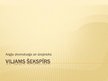 Prezentācija 'Viljams Šekspīrs', 1.