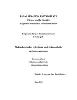 Konspekts 'Makroekonomikas priekšmets, makroekonomiskās aktivitātes mērīšana', 1.
