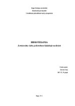 Referāts 'Hidroterapija. Ārstniecisko dušu pielietošana fizikālajā medicīnā', 1.