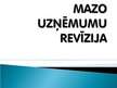Prezentācija 'Mazo uzņēmumu revīzija', 1.