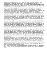 Eseja 'Still Great Lovers', 1.