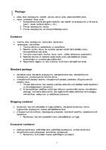 Konspekts 'Terminoloģija. Konteineri, iepakojums', 1.