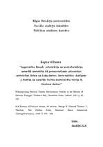 Eseja 'Apgaismība Eiropā - reformācija un pretreformācija, naturālā sabiedrība kā pretn', 1.