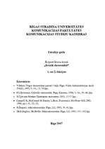 Konspekts 'Ievads ekonomikā ', 1.