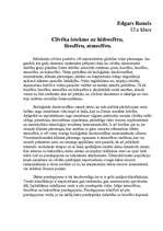 Konspekts 'Cilvēka ietekme uz hidrosfēru, litosfēru, atmosfēru', 1.