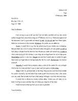 Eseja 'A Letter of Complaint', 1.