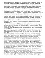 Eseja 'Strategic Management', 1.