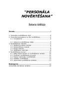 Referāts 'Personāla novērtēšana', 1.