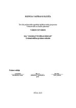 Prakses atskaite 'Grāmatvedības prakses atskaite', 1.