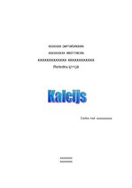 Referāts 'Kalcijs', 1.