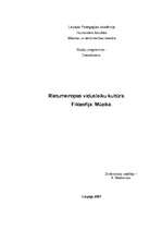 Referāts 'Rietumeiropas viduslaiku kultūra. Filosofija. Mūzika', 1.